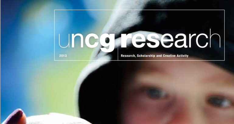 Featured Image for Just Published: UNCG Research Magazine Fall 2013