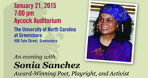 Featured Image for Sonia Sanchez to speak at UNCG-NC A&T King Celebration