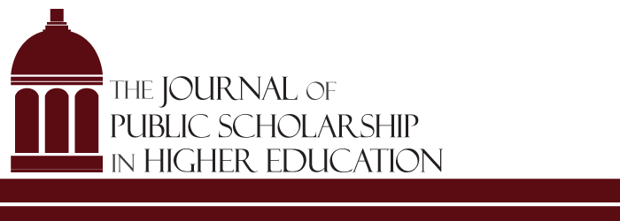 logo for Journal of Public Scholarship in Higher Education