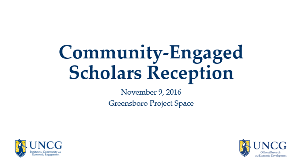 Featured Image for Community-Engaged Scholars Reception